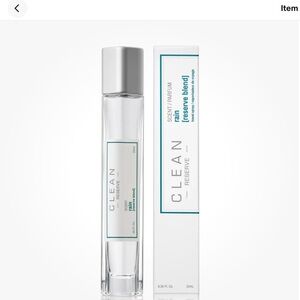 Clean Reserve Rain Scent Parfum Travel Size .34 oz